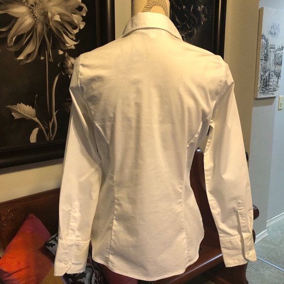 EUC Women’s Cleo Petite White Blouse - Picture 4 of 5